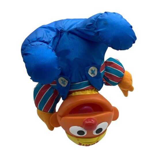 Vtg 1995 Tyco Tumbling Ernie Plush Doll 12” Sesame Street Toy Jim Henson - Picture 3 of 7